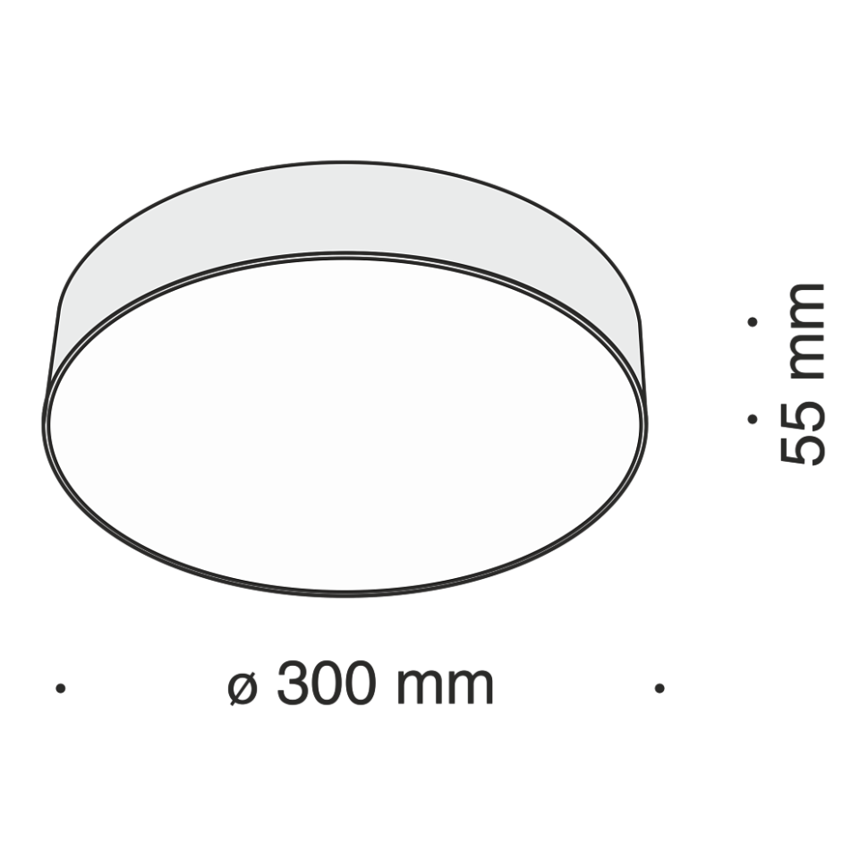 Потолочный светодиодный светильник Maytoni Zon C032CL-L43B4K, цвет черный - фото 4