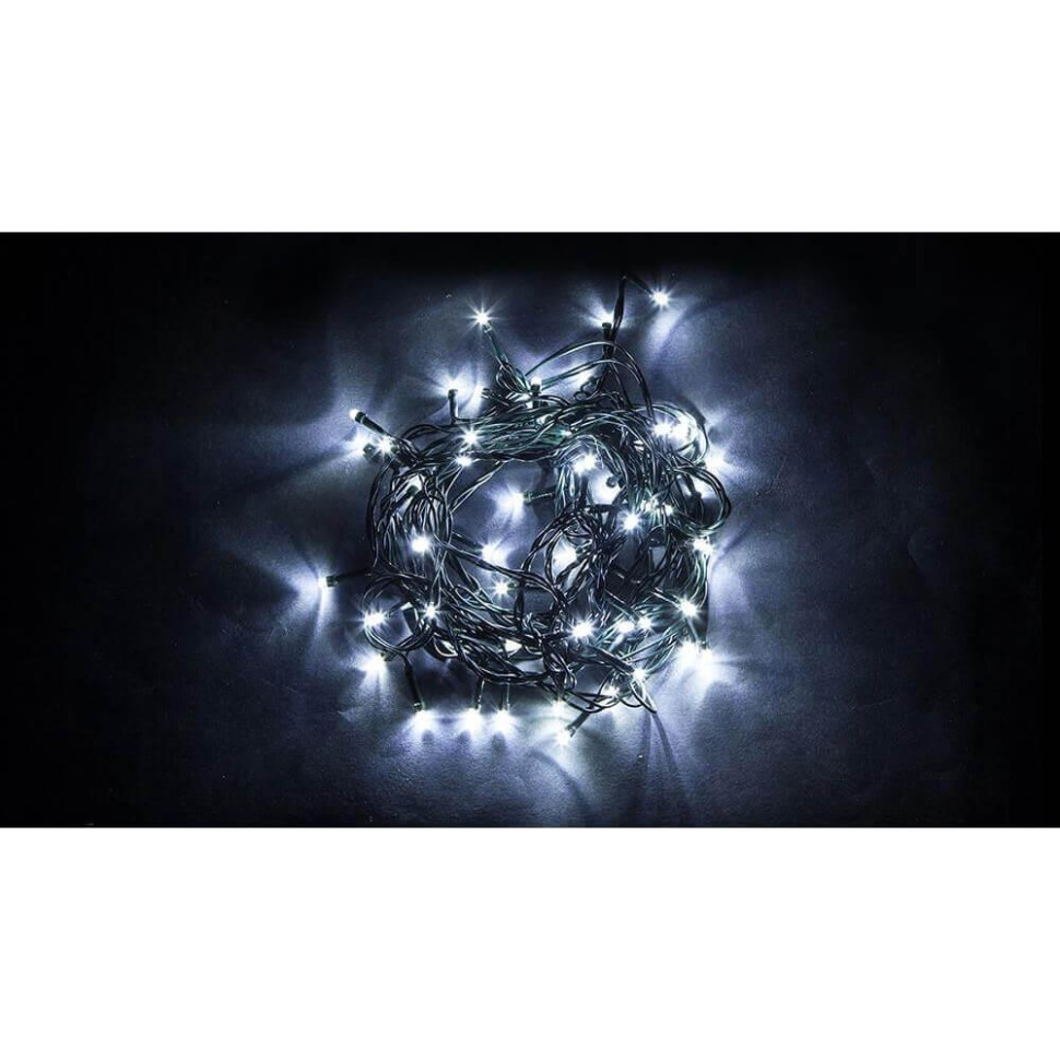 световая гирлянда новогодняя feron 48631 20м белый теплый Светодиодная гирлянда Feron CL07 линейная 40м + 3м 230V белый c питанием от сети 26734