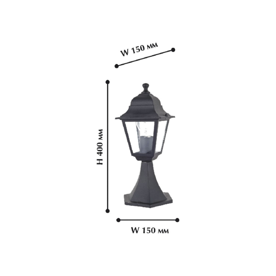 1812-1T Уличный ландшафтный светильник Favourite Leon, цвет черный - фото 2