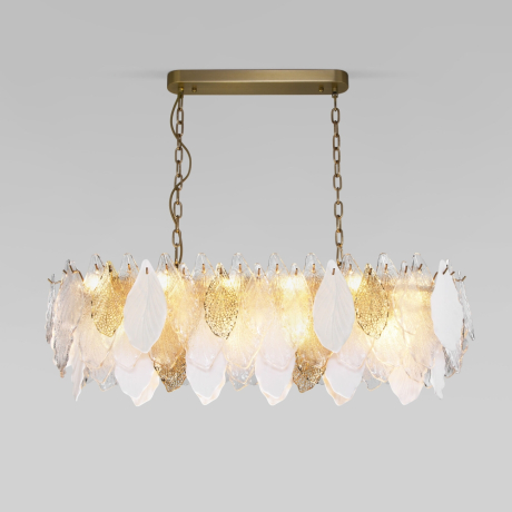 Подвесная люстра с фактурным стеклом Bogate's Leaf 370 (a065316) 