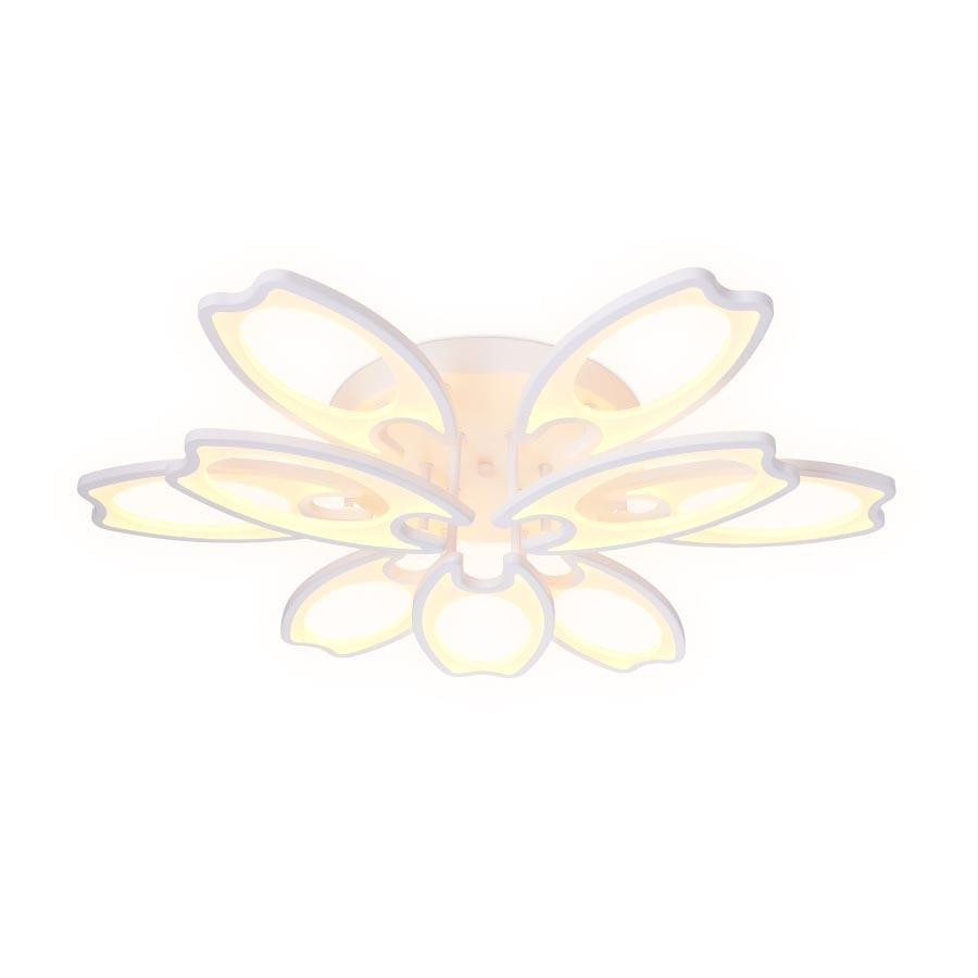 Потолочная светодиодная люстра с ПДУ (Радио 2.4G) Ambrella light Original FA579 (00-00003366), цвет белый - фото 1