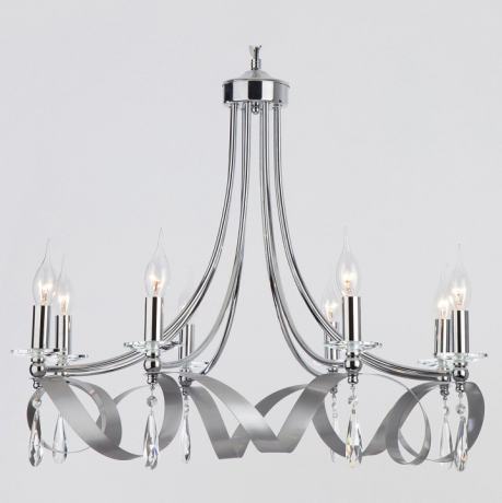 Подвесная люстра Eurosvet Adelia 60064/8 хром 