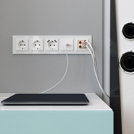 Рамка на 5 постов Werkel Favorit (белый) W0051101