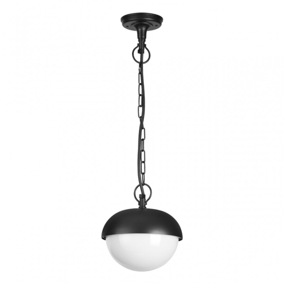 Подвесной уличный светильник со светодиодной лампочкой E27, комплект от Lustrof. №619117-642458, цвет черный