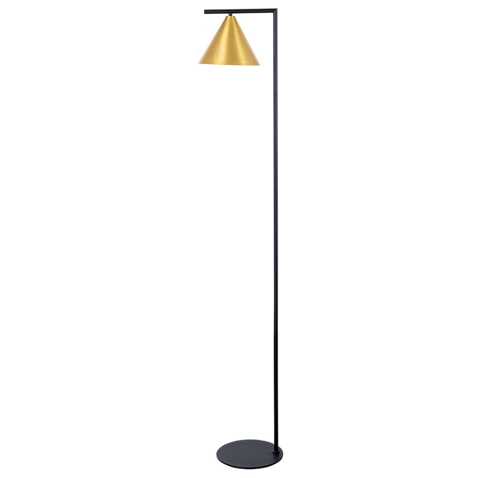 Торшер с 1 плафоном в наборе с Led лампами. Комплект от Lustrof №618709-708471, цвет черный
