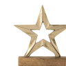 427543 Фигурка Звезда BALIGUIAN L150, B50, H160 алюминий, дерево, золотой, натуральный Eglo 