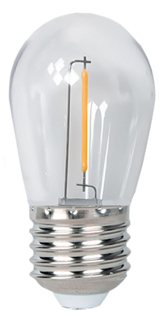 Лампа светодиодная Jazzway  E27 1Вт 2700K PLED ECO S14 1w E27 2700K CLEAR 