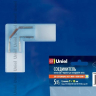 5шт. Соединитель контактный L-образный для светодиодных лент 3528, 220V Uniel UTC-K-22/A67-NNN CLEAR 005 POLYBAG (10821) 