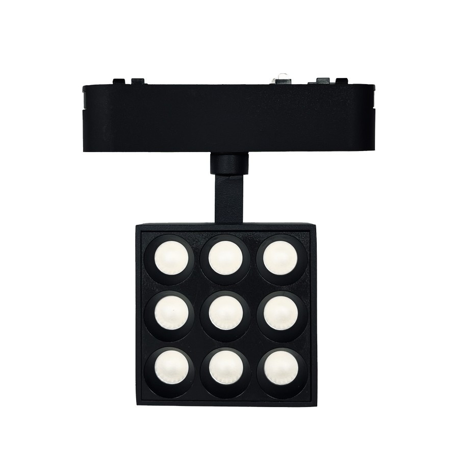 Трековый светильник 9W 3000К для ультратонкого магнитного шинопровода Wertmark WTH WTH.O14.607.30.09, цвет черный