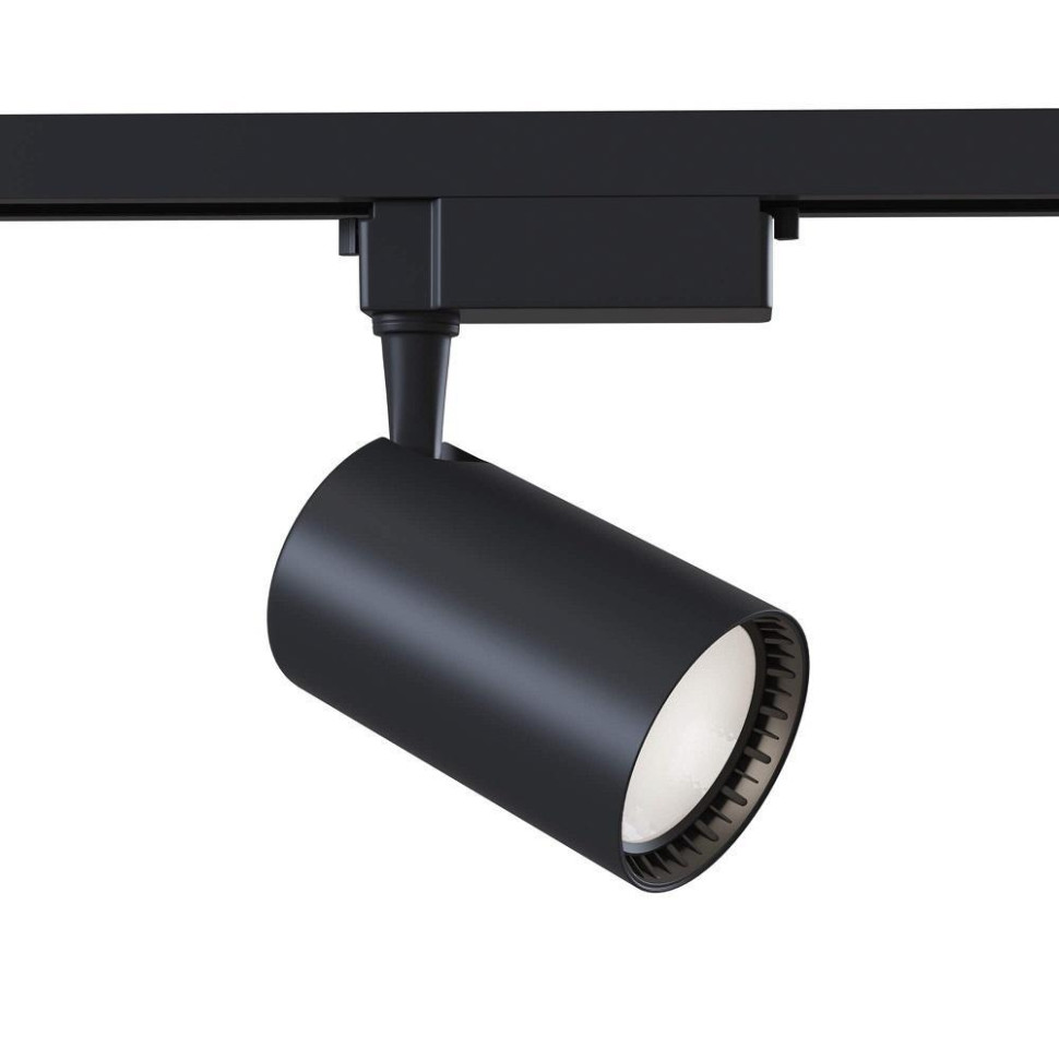 Однофазный LED светильник 26W 3000К для трека Maytoni Technicall Vuoro TR003-1-26W3K-S-B, цвет черный - фото 1