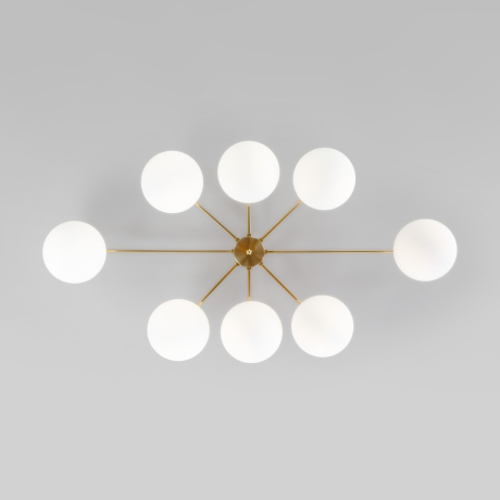 Потолочный светильник со стеклянными плафонами Eurosvet Opaline 70220/8 (a065768) 