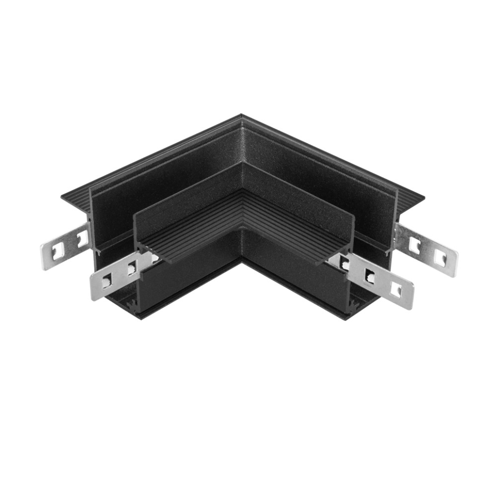 Соединитель угловой для магнитного шинопровода Arte Lamp Linea-accessories A480706, цвет черный - фото 1