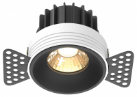 Встраиваемый светильник Maytoni Technical Round DL058-12W2.7K-TRS-B
