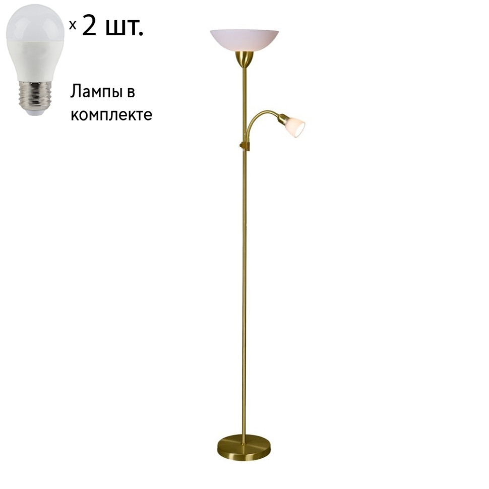 Торшер с лампочками Velante 315-405-02+Lamps, цвет золото 315-405-02+Lamps - фото 1