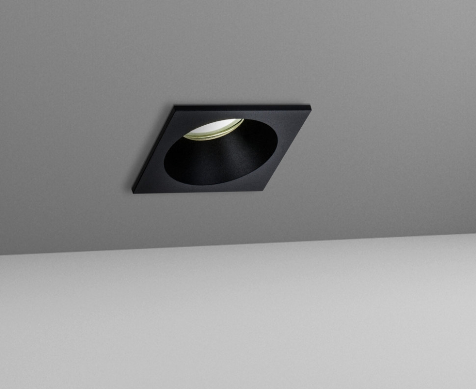 DL026-2-01B Встраиваемый светильник Maytoni Akron, цвет черный матовый - фото 4