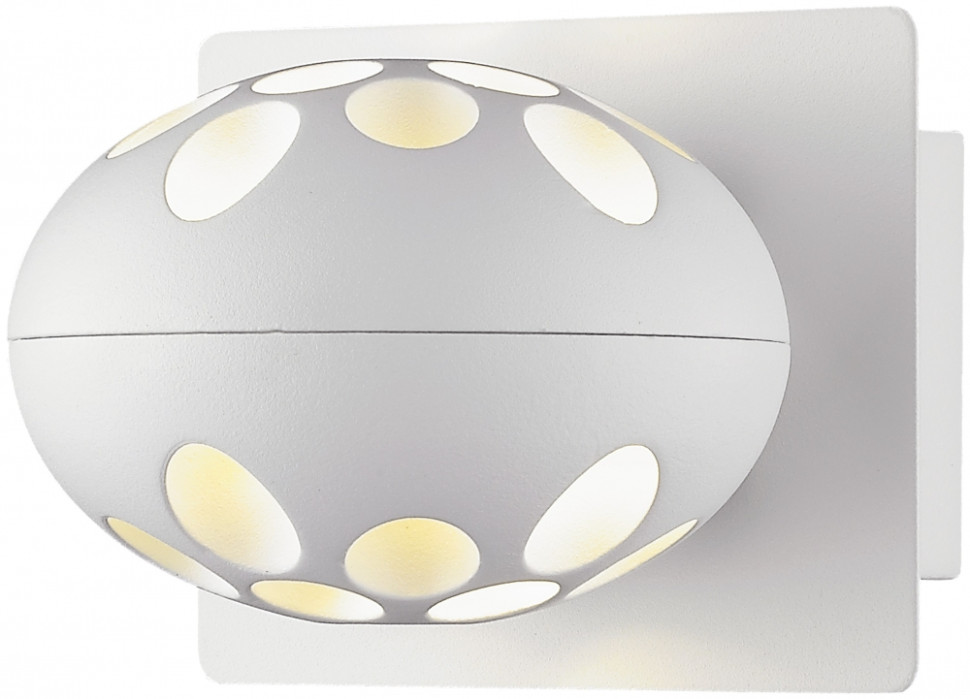 WE438.01.001 Светодиодный настенный светильник Wertmark AUGEN, цвет белый - фото 1