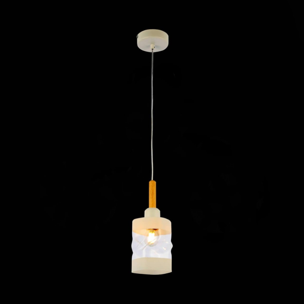 Подвесной светильник Abiritto Evoluce SLE114503-01, цвет белый, светлое дерево - фото 3