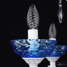 Подвесная люстра Bohemia Ivele Crystal AL7801 AL78101/16+8+8/300/3d B WMN P Aquamarine/M-1F 