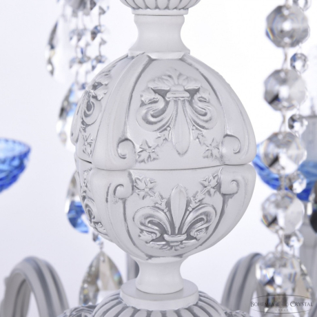 Подвесная люстра Bohemia Ivele Crystal AL7801 AL78101/16+8+8/300/3d B WMN P Aquamarine/M-1F 