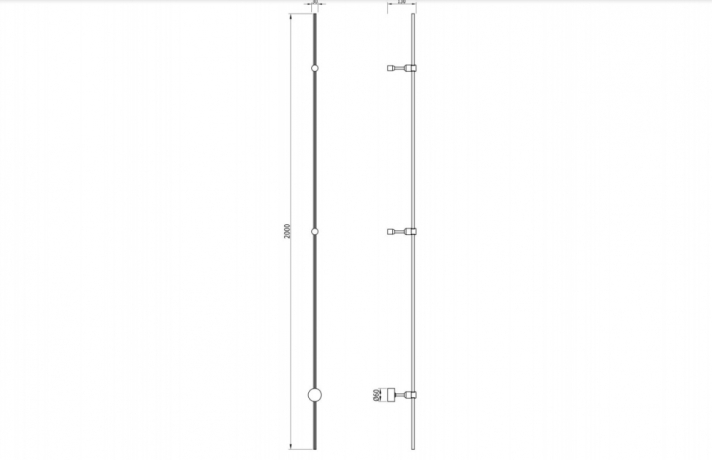 Основание для магнитной модульной системы CODE 1.2 Donolux DL20223L2000 Base Black 