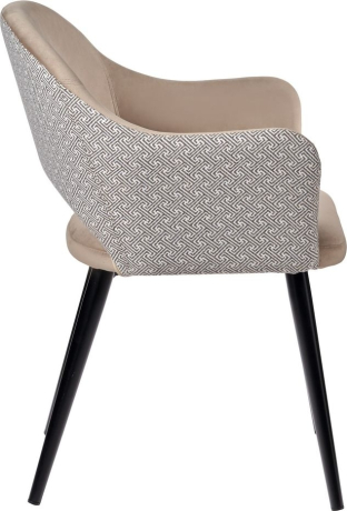 Стул Bruno латте с жаккардом Bradex Home 761775