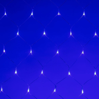 1,8*1,5м. Гирлянда сеть синий свет Ardecoled 230V ARD-Netlight-Home-1800X1500-Clear-180Led Blue (24675)