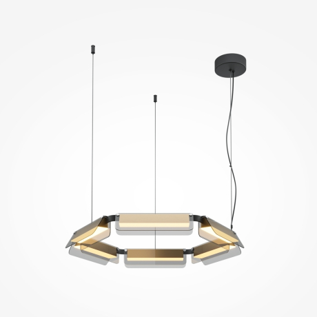 Подвесная люстра Maytoni Flat MOD296PL-L40BS3K 