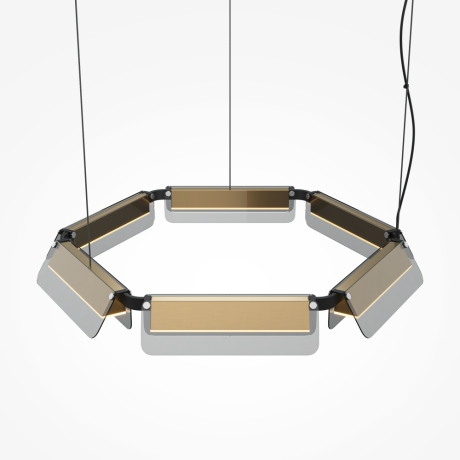 Подвесная люстра Maytoni Flat MOD296PL-L40BS3K 