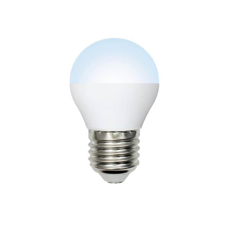 Светодиодная лампа E27 9W 6500K (холодный) Norma Volpe LED-G45-9W/DW/E27/FR/NR (UL-00003827), цвет серый LED-G45-9W/DW/E27/FR/NR картон - фото 1