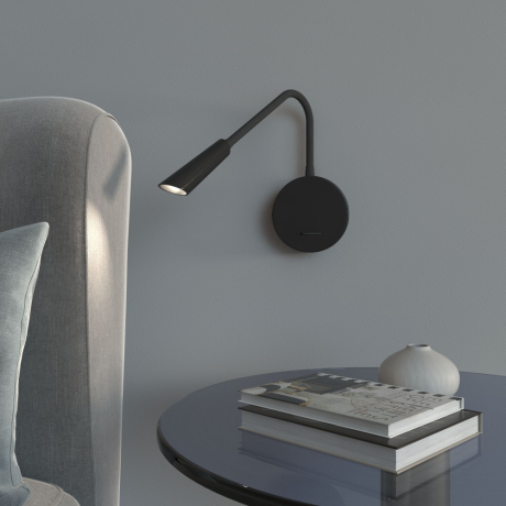 Бра Elektrostandard Stem 40120/LED черный (a060540) 