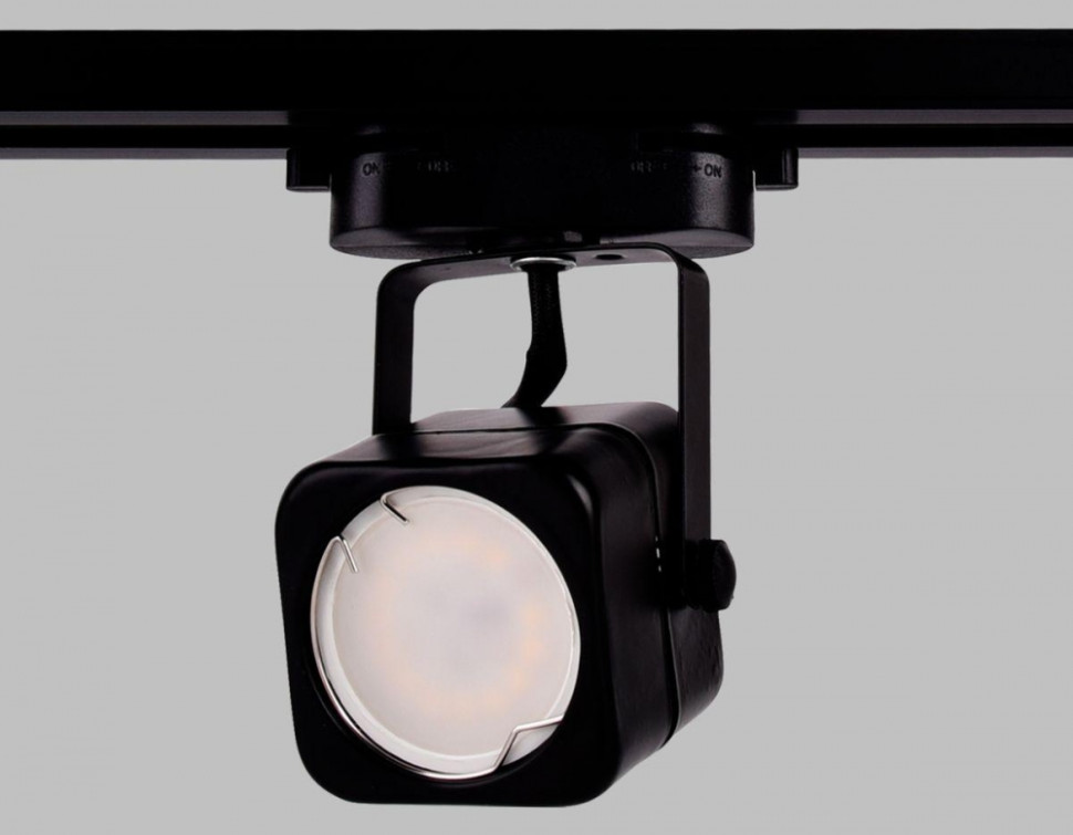 Однофазный светильник для трека Ambrella light Track System GL5108 BK, цвет черный - фото 3