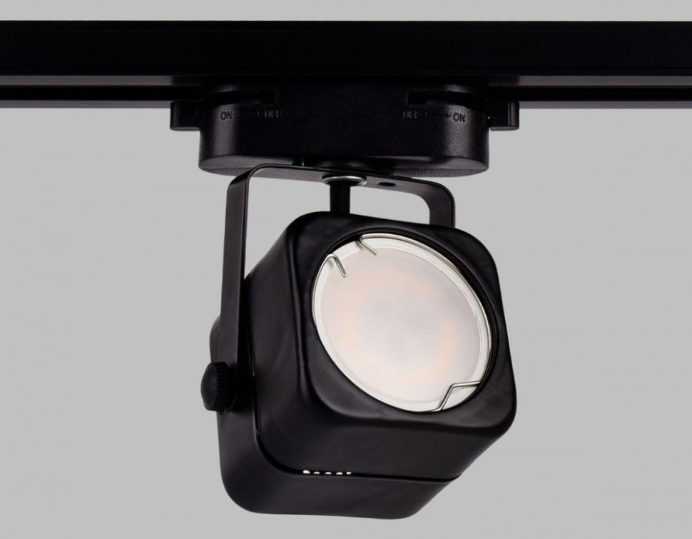 Однофазный светильник для трека Ambrella light Track System GL5108 BK, цвет черный - фото 4
