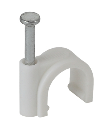 Эра Скоба 14мм круглая пластиковая (50шт) (200/2400)