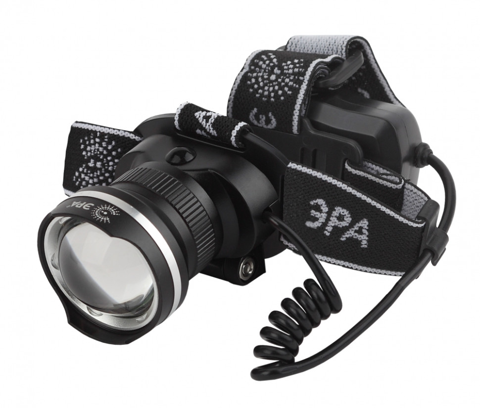 Налобный светодиодный фонарь ЭРА аккумуляторный GA-806 Б0039626, цвет черный - фото 1
