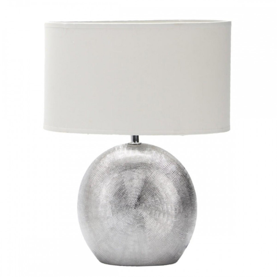 подставка мишка 2 керамика серебро 18x20 см Настольная лампа Omnilux Valois OML-82304-01