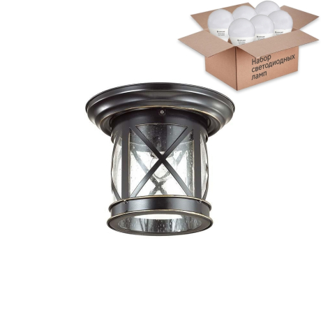 Уличный светильник с лампочкой Odeon Light  401510