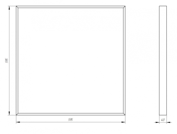Светодиодная панель Эра -65K-032 (248011)