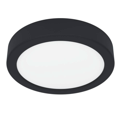 650171 Накладной светильник диммируемый , 11W (LED), 3000K, ?160, сталь, черный / пластик, белый