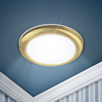 Нарушена упаковка!  <173400> Точечный встраиваемый влагозащищенный светильник Эра WR1 GD C0043846