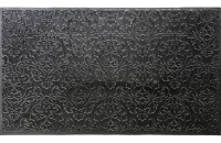 Нарушена упаковка!  <296205> Коврик придверный 35*60 см, черный, "Узор" VORTEX /20
