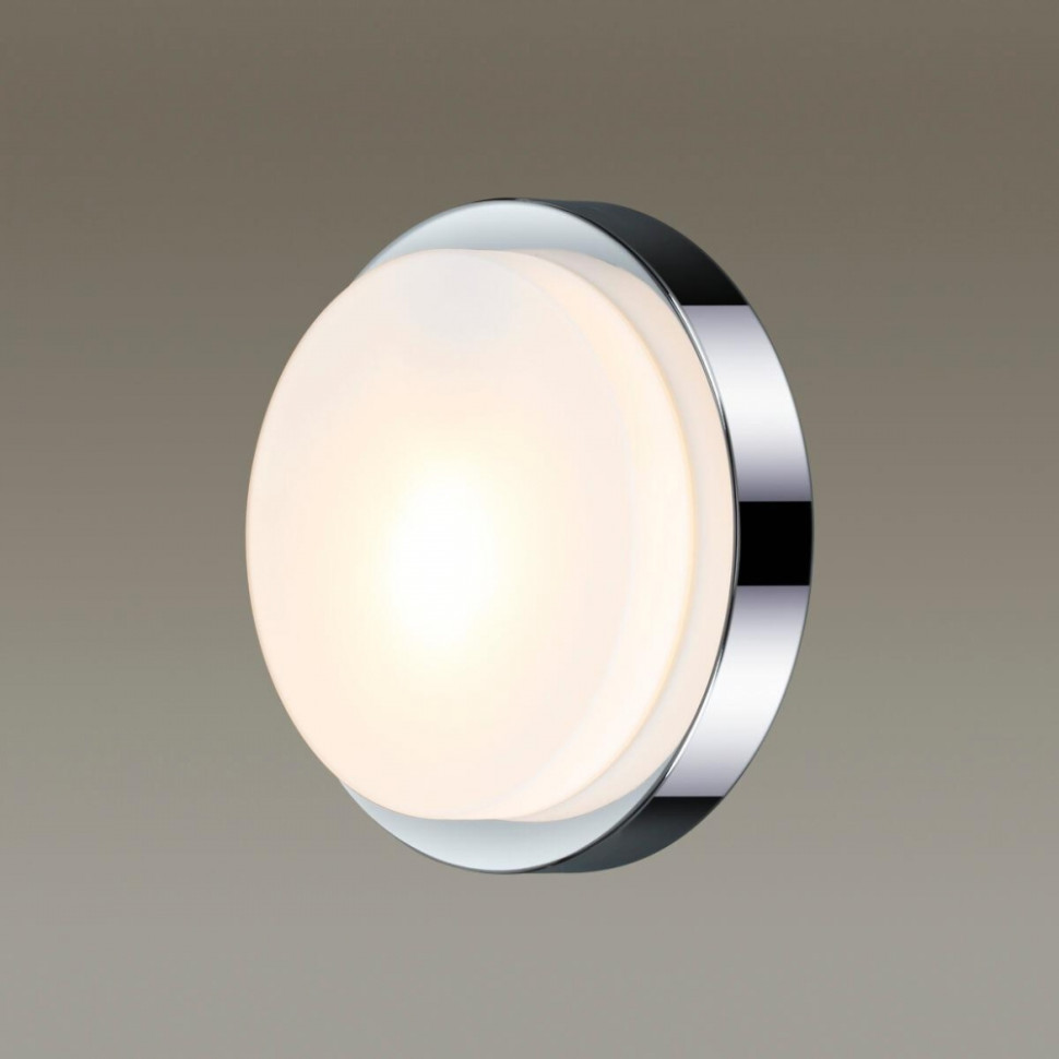 Потолочный светильник со светодиодной лампочкой E14, комплект от Lustrof. №23224-624520, цвет хром - фото 3