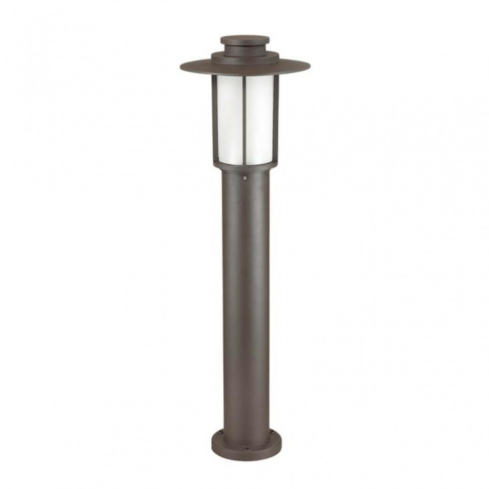 Уличный столб со светодиодной лампочкой E27, комплект от Lustrof. №105239-694164, цвет коричневый - фото 2