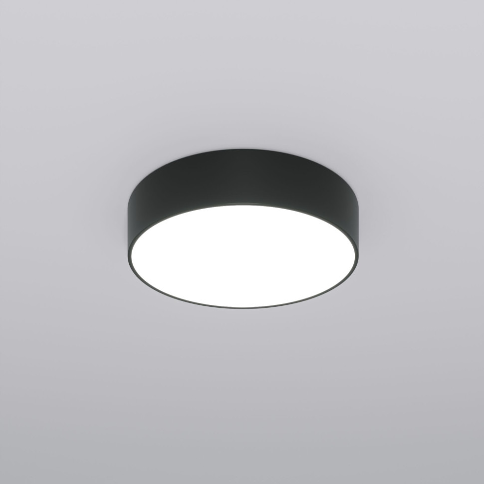 Потолочный светильник с пультом ДУ 90318/1 черный Eurosvet (a063079) 90318/1 черный - фото 1