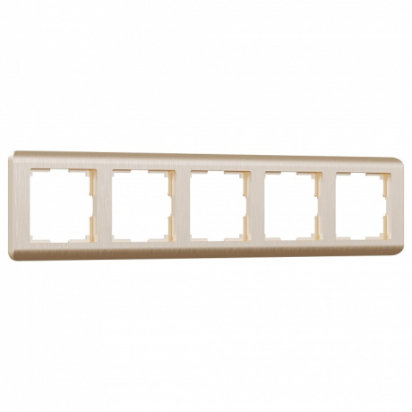 Рамка на 5 постов Werkel Stream (шампань) W0052111
