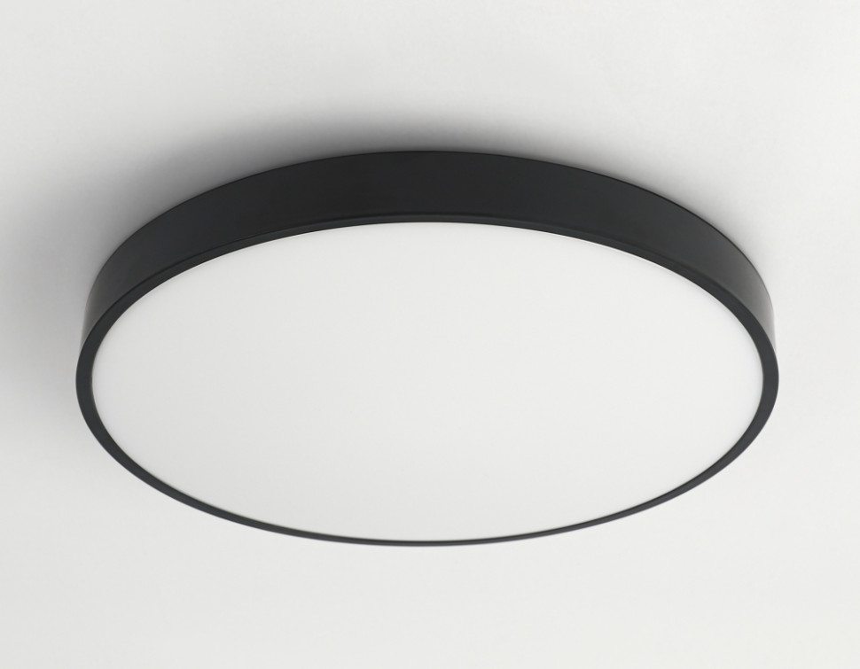 Потолочный светодиодный светильник IP54 Ambrella light ORBITAL FZ1204, цвет черный - фото 2