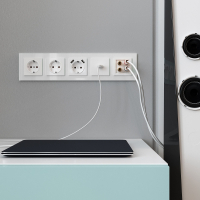 Рамка на 5 постов (белый матовый) Werkel W0051105