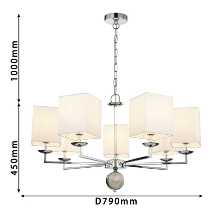 Подвесная люстра Favourite Diva с поддержкой Маруся 2821-7P-М 