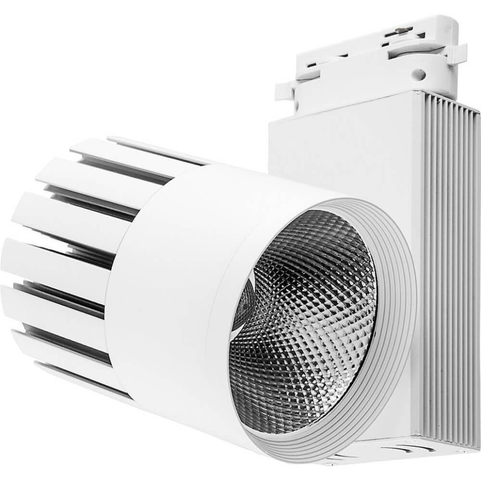 Светодиодный светильник Feron AL105 трековый однофазный на шинопровод 40W 4000K, 35 градусов, белый 29695 канва для вышивания 11 пластиковая 26 × 34 см белый