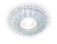 Встраиваемый светильник с LED подсветкой Ambrella light Light LED S295 PR/WH