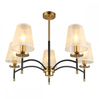 Люстра на штанге с лампочками Omnilux OML-67307-05+Lamps